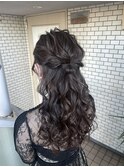 ハーフアップ 参列ヘア 結婚式ヘア イベントヘア ライブヘア