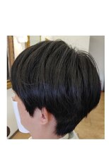 ヘアー リ ミックス(HAIR Re-MIX)&nbsp;【ブログ投函日 2021/1/6】耳抜きベリーショートスタイル♪