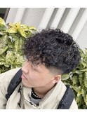 大阪スペインカール/フェードカット/メンズパーマ/茨木/高槻
