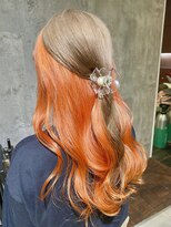 アース 北浦和店(HAIR&MAKE EARTH) セピアベージュXオレンジ