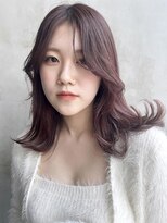 アイティーバイアルバム 八王子店(IT by ALBUM) 秋色ミディ_マチルダボブピンクベージュ_69319