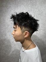 スピン 本八幡(SPIN)&nbsp;スペインカール/スパイキーショート/ブルーブラック/本八幡