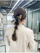 ノード(NODO)&nbsp;【お呼ばれ】編みおろしポニーテール