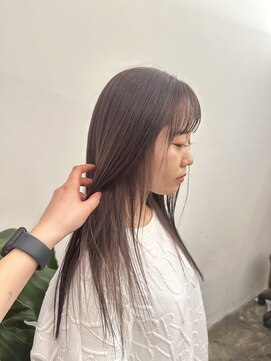 トラ バイ プティパ(Tora by petit pas) イヤリングカラーラベンダー×くすみブラウン