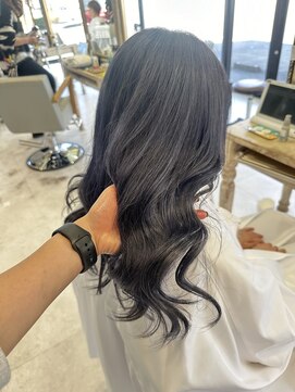 ヘアデザイン プティパ(Hair Design petit-pas) シルバーブルーカラー!