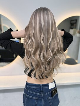 ラピス 福岡天神店(Lapis) ホワイトミルクティーハイライト