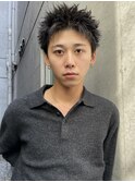 スパイキーショートmen'sショートスタイル