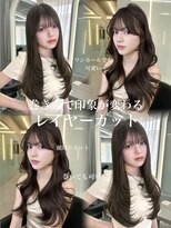 ボタン ハカタ(VOTAN hakata)&nbsp;市野瀬裕奈/博多韓国ヘア/顔周りカット/レイヤーカット/暗め