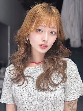 リアン バイ キートス(Lien by kiitos) レイヤーカット×ブリーチオン♪ベージュ