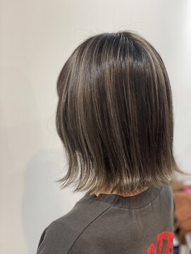 トリコ プラス 本八幡店(TORICO plus) コントラストハイライト/外はねボブ/ハイライトカラー/本八幡