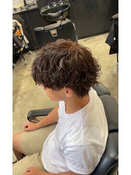 ボルド(MEN'S HAIR SALON BORDO) ブラウンスパイラルパーマ