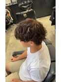 ブラウンスパイラルパーマ