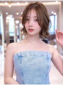 20代30代大人かわいいフェイスフレーミングくびれレイヤー