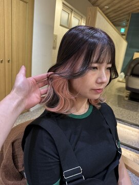 コーラルベージュ/インナーカラー