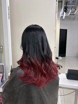 アライブ ハラジュク(ALIVE harajuku)&nbsp;ブリーチインナーバレイヤージュグラデーションカラー夕貴