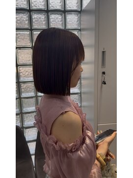 ザシェノンウメダ(THA CHAINON UMEDA) 心斎橋/着物ヘア/大人ガーリー/ダークアッシュ/似合わせカット