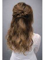 ヘアーアンドネイル ノーム(NO MU)&nbsp;ハーフアップ