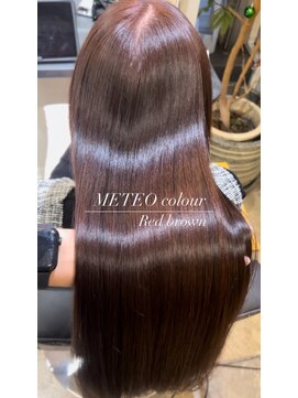 オリーブフォーヘアー(olive For hair) 艶髪レッドブラウン×髪質改善METEOカラー
