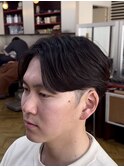 刈り上げセンターパート/波巻きツイストスパイラル/柏駅