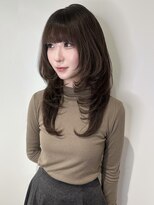 アクシス ナゴヤ(AXIS NAGOYA)&nbsp;イメチェン/ピンクベージュ/アンブレラカラー/前髪/名古屋駅