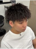 ツイストスパイラル/メンズ/シャドウパーマ/波巻きパーマ