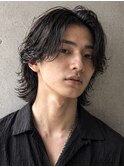 サーフカール 縦落ちニュアンスパーマ メンズヘア銀座