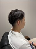 ツーブロックウェービーショート