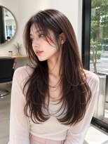 バグズ ヘアデザイン 桔梗が丘店(Baguz HAIR DESIGN) 髪質改善韓国くびれレイヤーロングシースルーバング小顔美髪