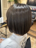 アシュレイ(ASHLEY)&nbsp;丸みボブ×オリーブグレージュ