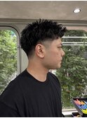 スパイキーショートピンパーマ