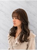大人可愛いナチュラルロングスタイル