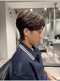 【青木】フェザーパーマ/フェザーショート