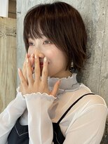 タヤ 駒沢店(taya)&nbsp;大人可愛いショートウルフ×顔周りレイヤー×シースルーバング