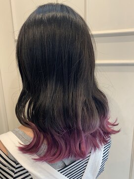 ヘアー ブランコ(hair Blanco) ピンクラベンダーテールカラー