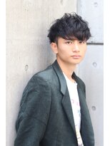 ブークル(boucle)&nbsp;パーマでイメチェン！ツーブロックショート！