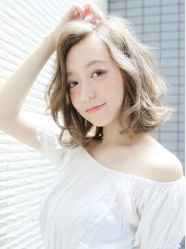 カラーリゾート エーアイ 川口元郷店 西川口 川口(Ai) ショート×ことりベージュカラー[川口/西川口/川口元郷]