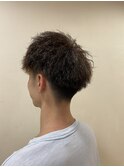 メンズカット、パーマ