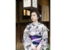 レンタル浴衣＋着付け＋ヘアセット☆￥6500　所要時間70分