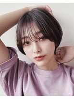 ベル 銀座並木通り店(Belle)&nbsp;オフィスでも好感度の高いシースルーバングの大人クールショート