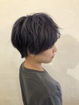 アムレヘアー(amule hair) 【amule hair】甘辛MIXハンサムショート×ラベンダーアッシュ