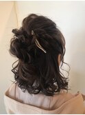 ハーフお団子アレンジ