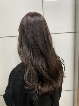 シェノン 梅田(CHAINON) 20代30代40代小顔カット×ピンクベージュ×ツヤカラー