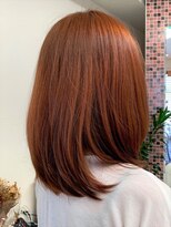 ヘアープラッツユウガ(Hair Platz 悠雅) 肌の色が映える明るめなカラーをチョイス