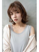 オースティン 錦糸町(AUSTIN)&nbsp;AUSTIN☆大人かわいい前髪セシルカットココアブラウンネオウルフ