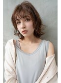 AUSTIN☆大人かわいい前髪セシルカットココアブラウンネオウルフ