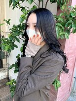 ボアップ 松山店(boappu)&nbsp;#ブルーブラック#暗髪#韓国ヘア#髪質改善#地毛風カラー