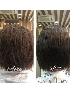 ヘア ソムリエ ゼアラ(hair sommelier Zara) 【髪質改善】ふんわり縮毛矯正/カラー/20代/剛毛・癖毛が悩み