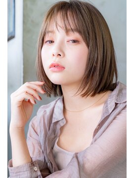 アルテ(ARTE) [ARTE表参道/青山]モテミディアム×ブリーチなし透明感カラー