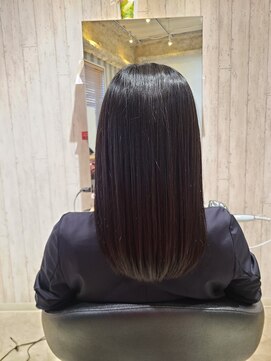 ヘアサロン フラット(hair salon flat) 髪質改善トリートメント20代30代40代大人上品アッシュブラウン
