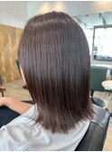 新生活に大人気☆ラテグレージュカラーで暗髪でも透明感☆